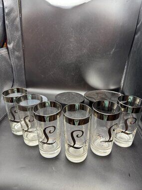 Dorothy Thorpe  Glasses with L in Silver